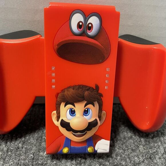 PowerA Joy-Con Comfort Grip Nintendo Switch Super Mario Odyssey Red 1502659-01 - Picture 2 of 7